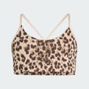 Adidas Sport-bh Med Djurtryck, Brown
