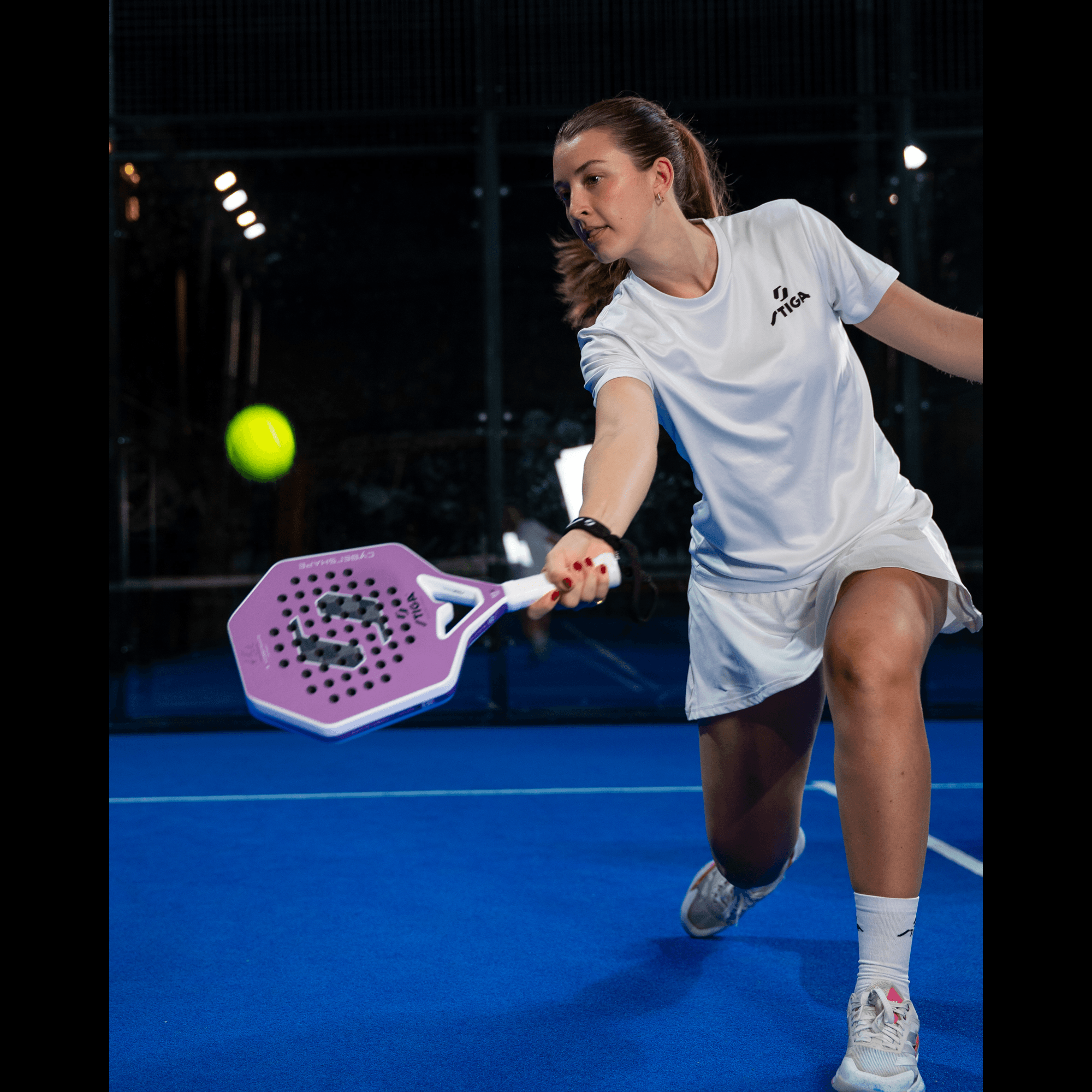 STIGA, Padel Racket 18k Lw Amanda Edition Cybershape, Detail 1