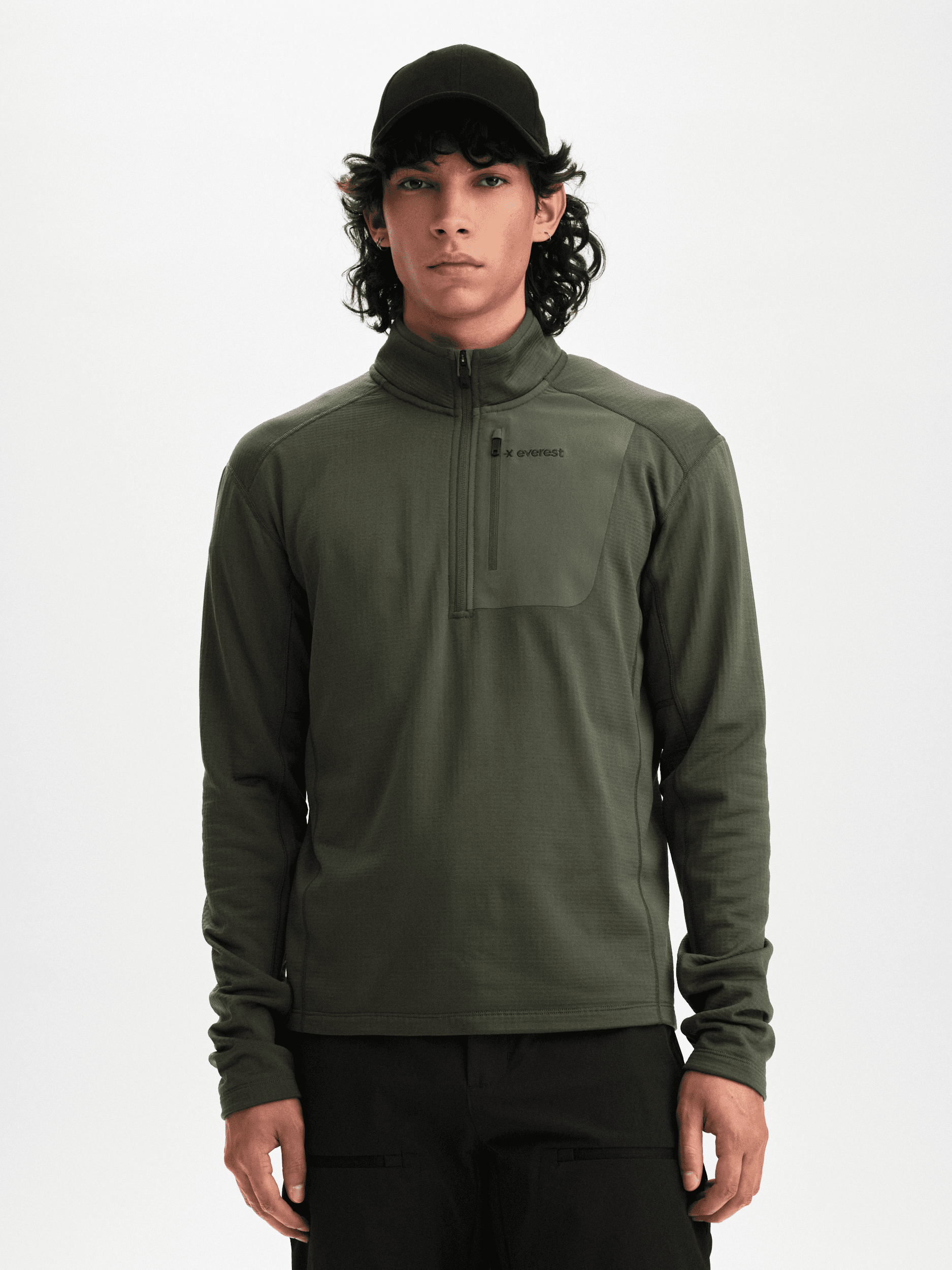 Everest, Structured Quarter Zip, Tekninen paita, Miesten, Model 1