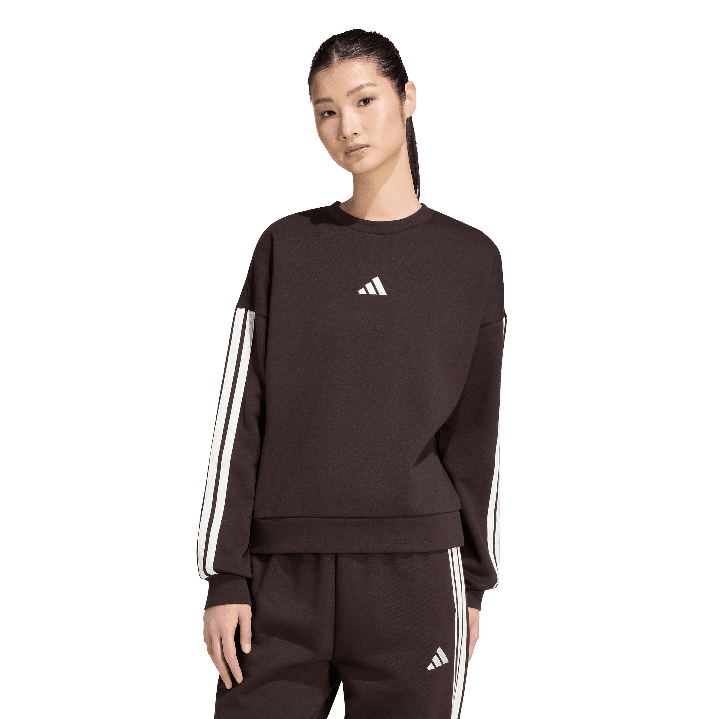 Adidas, W 3S FL SWEATSHIRT, Model 1