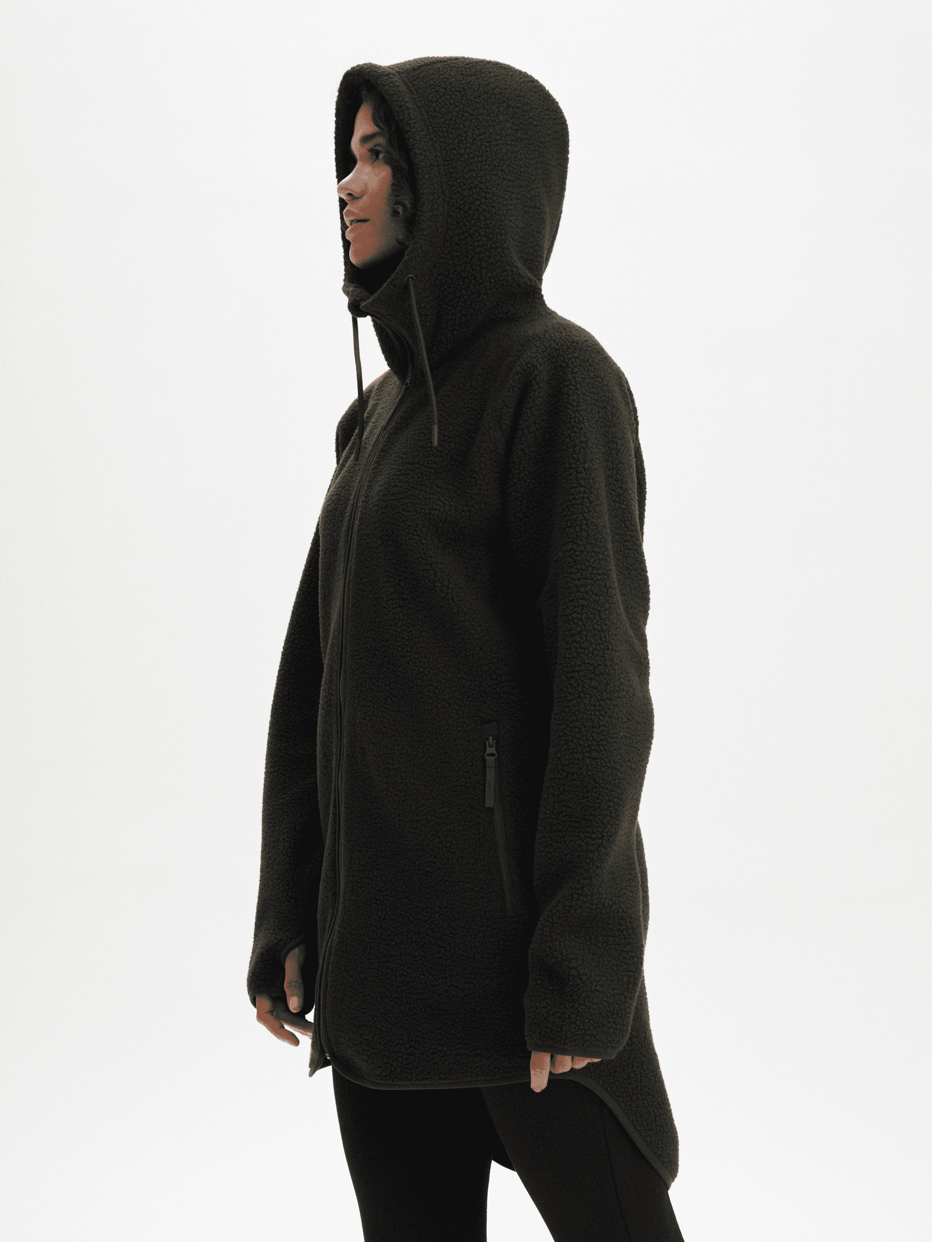 Everest, Pile Long Hood, Pitkä Fleecetakki, Naisten, Model 1