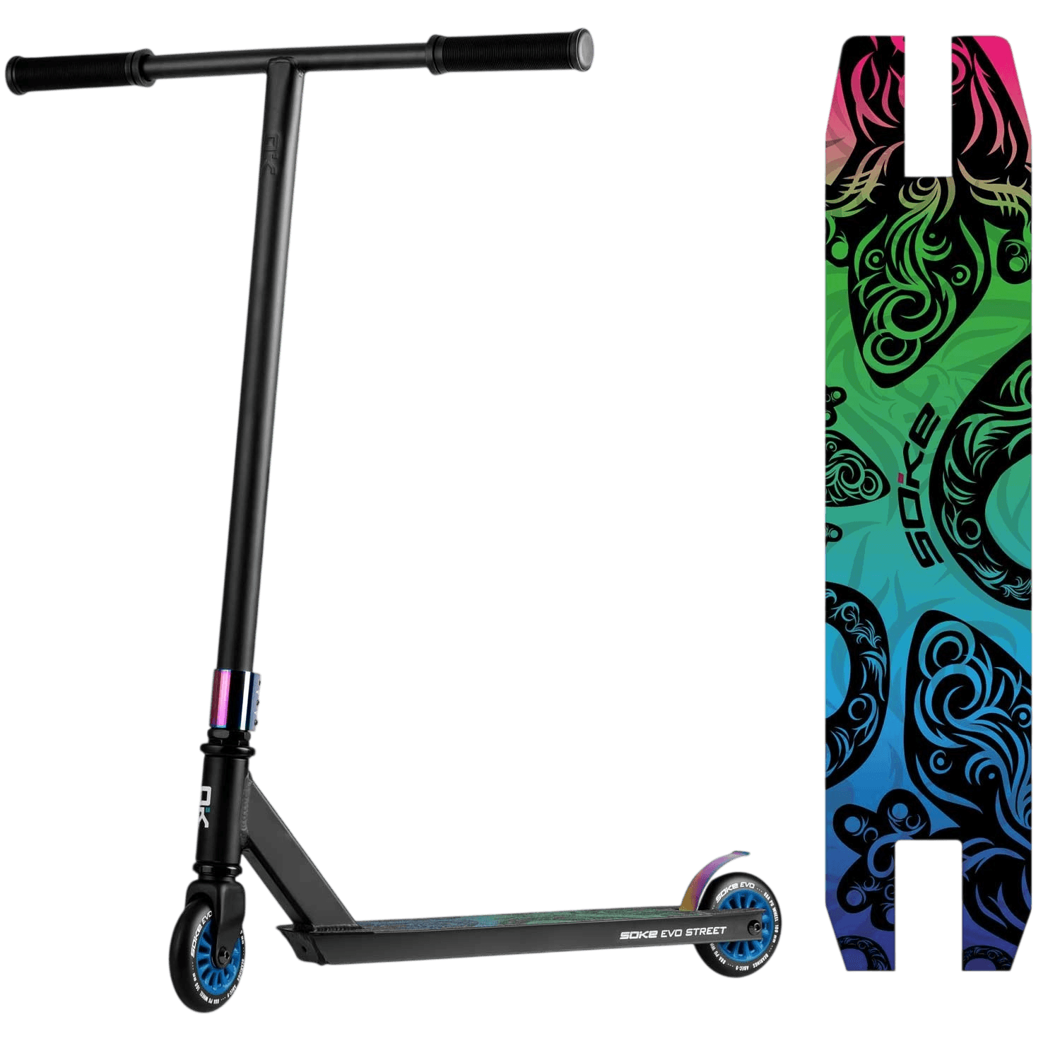 b2x, Freestyle Scooter Soke Evo Street Black, Product 0