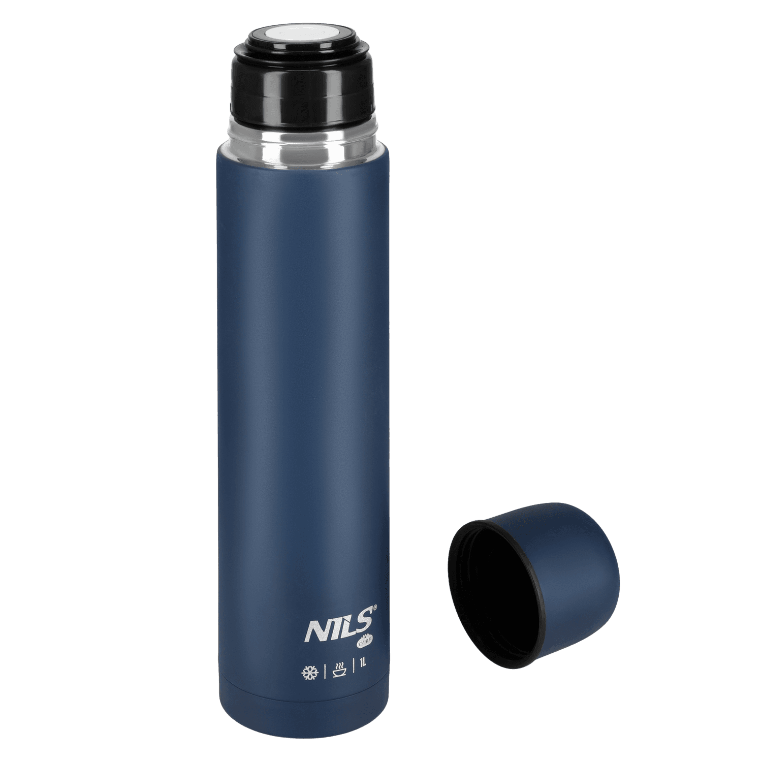 northix, Touristic Thermos 1000ml, Blue, Insulated Flask, Detail 1