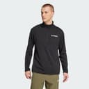 Adidas Terrex Multi Climacool Långärmad T-shirt Med 1/2 Dragkedja, Black