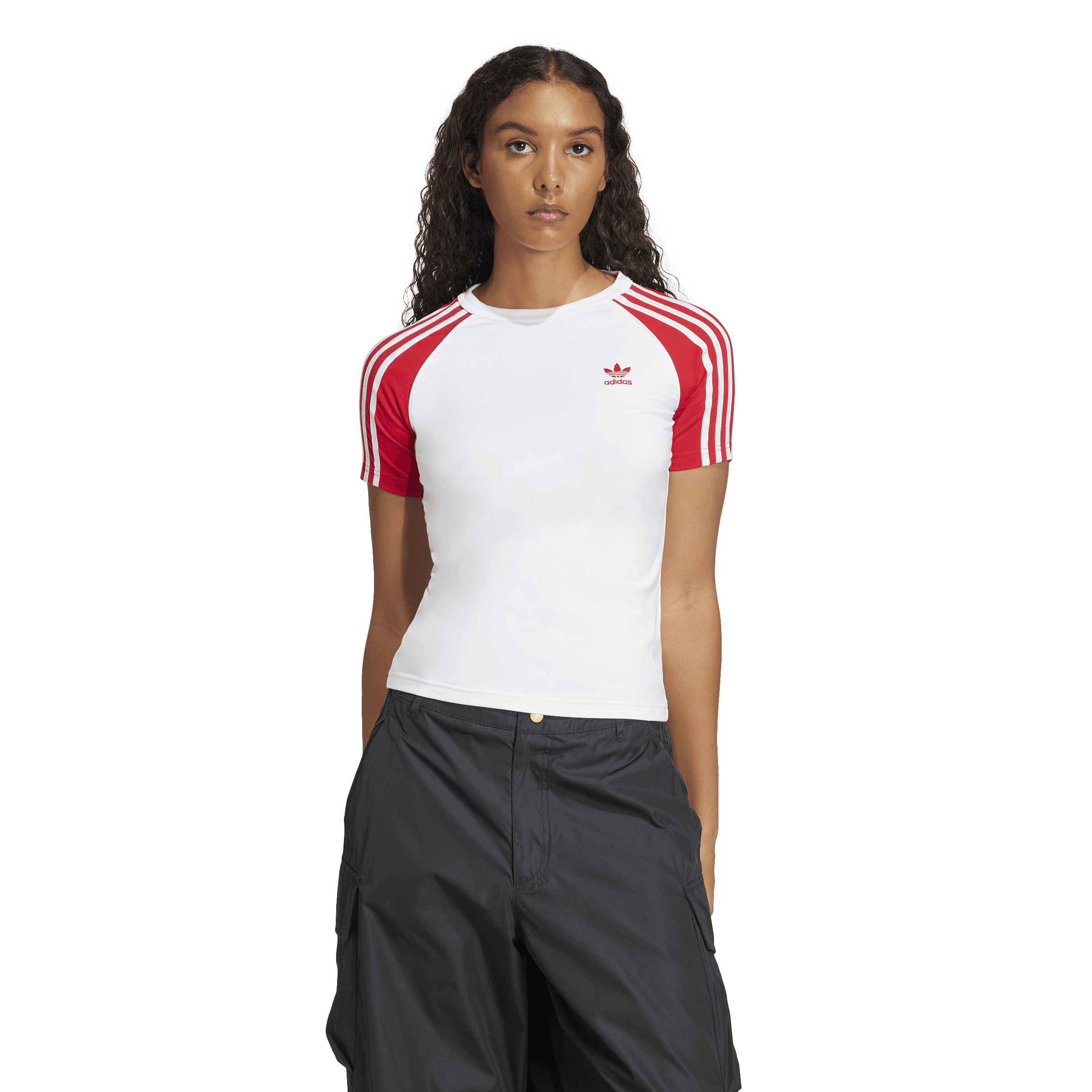 ADIDAS ORIGINALS, W 3S Slim Tee, Model 1