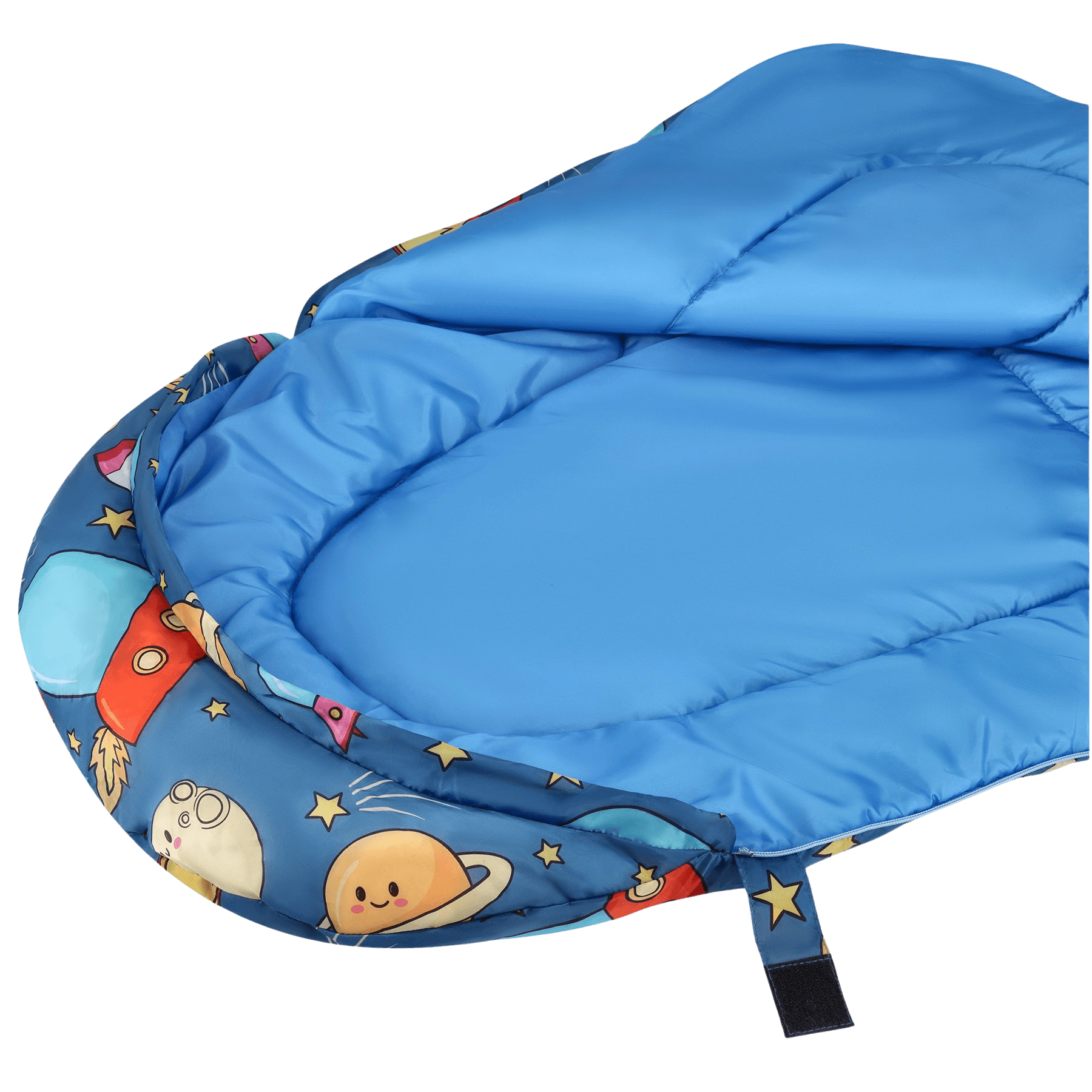 northix, Kids Sleeping Bag With Backpack, 170x60 Cm, 12c, Detail 1
