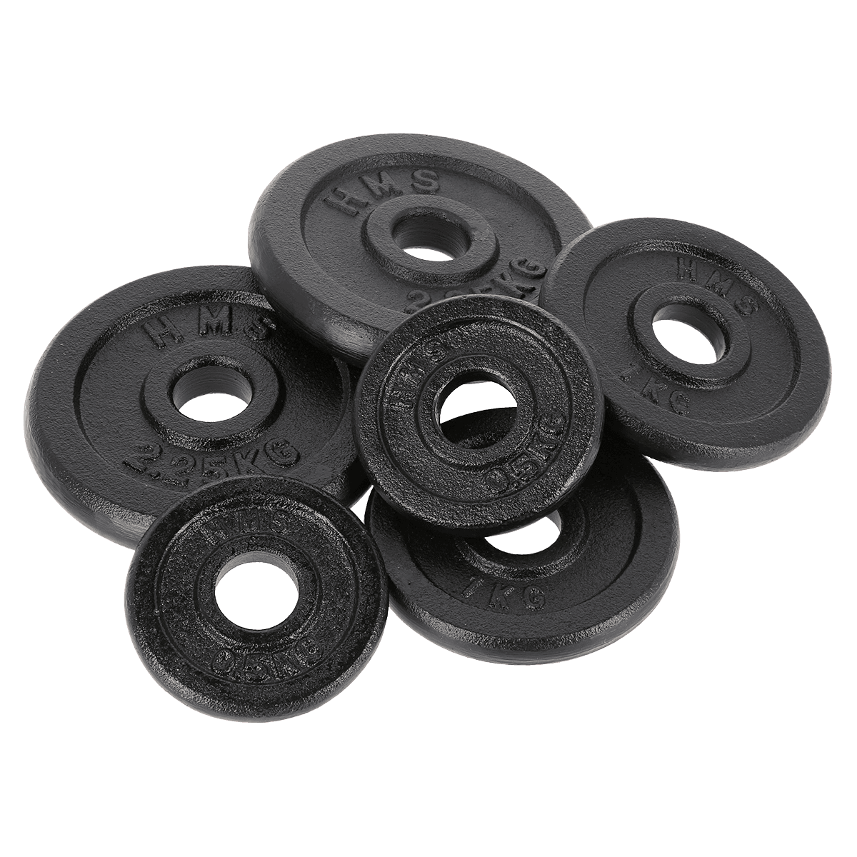 northix, Cast Iron Dumbbell, 10 Kg Weight, Detail 1