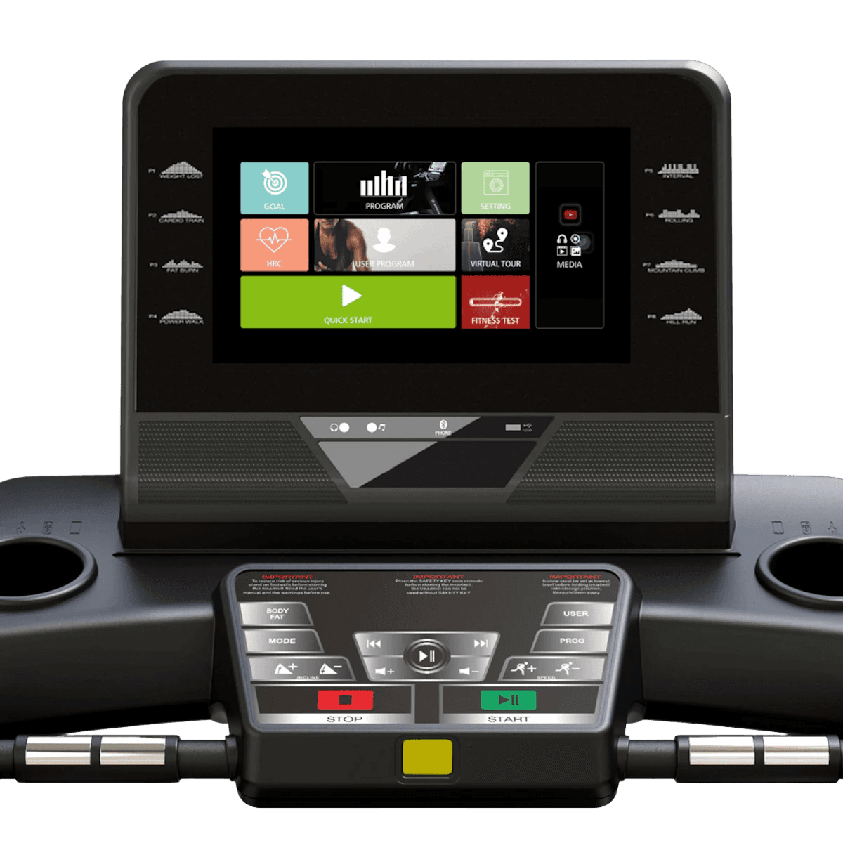 bh fitness, Bh Fitness Rs900tft, Detail 1