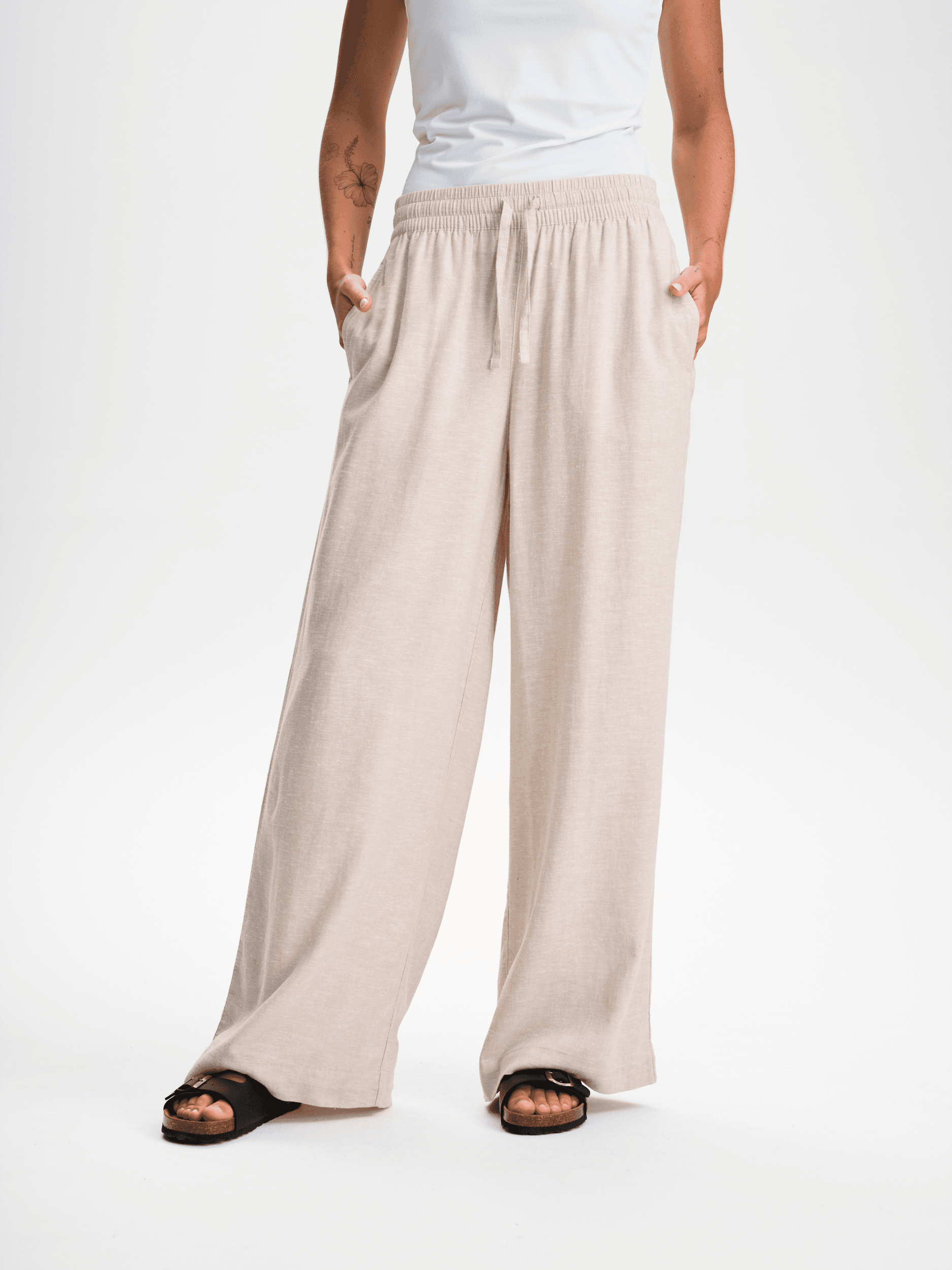 Race Marine, W SEA SIDE LINEN PANT, Model 1