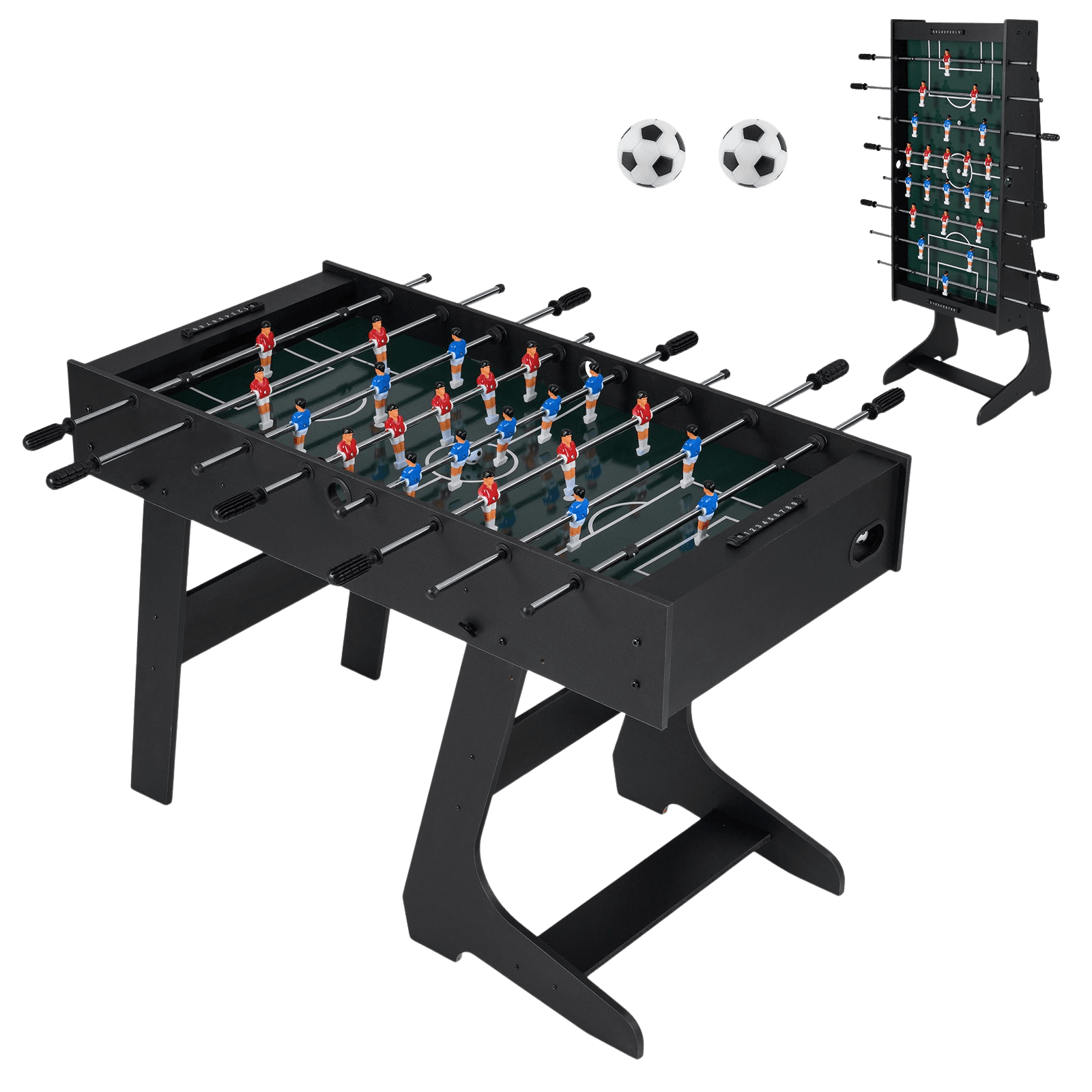 northix, Folding Foosball Table, 22 Players, Slide Scorers, Product 0