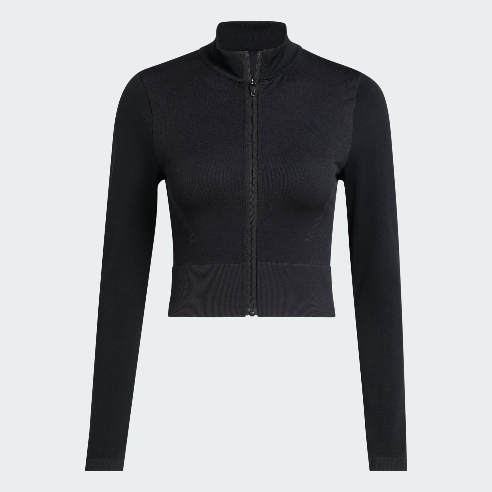 Adidas, Adidas Workout Essentials Stickad Jacka Med Hel Dragkedja, Product 0