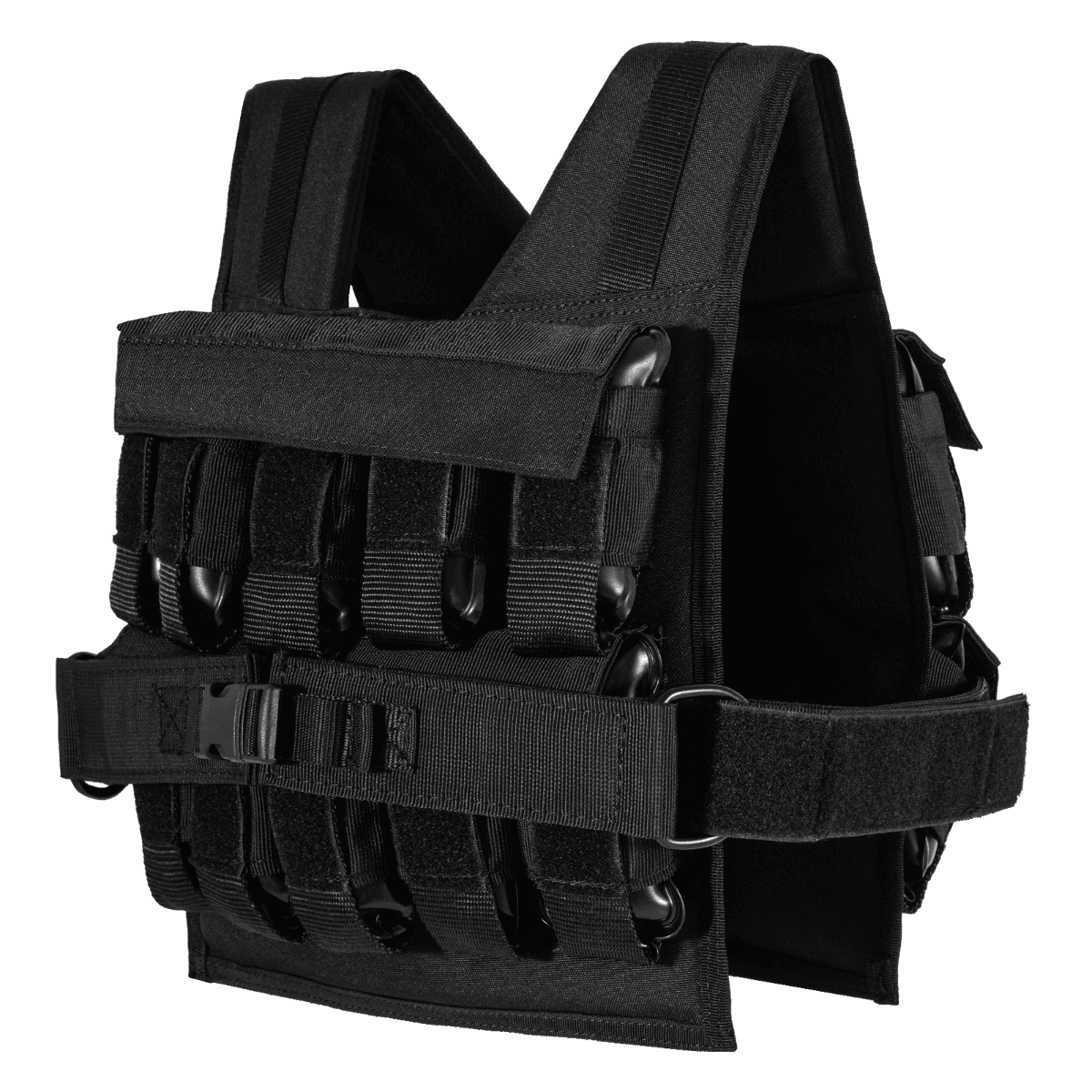 northix, Weighted Workout Vest, Adjustable 20 Kg, Black, Product 0