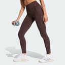 Adidas Optime-träningsleggings I Hellång Modell, Brown
