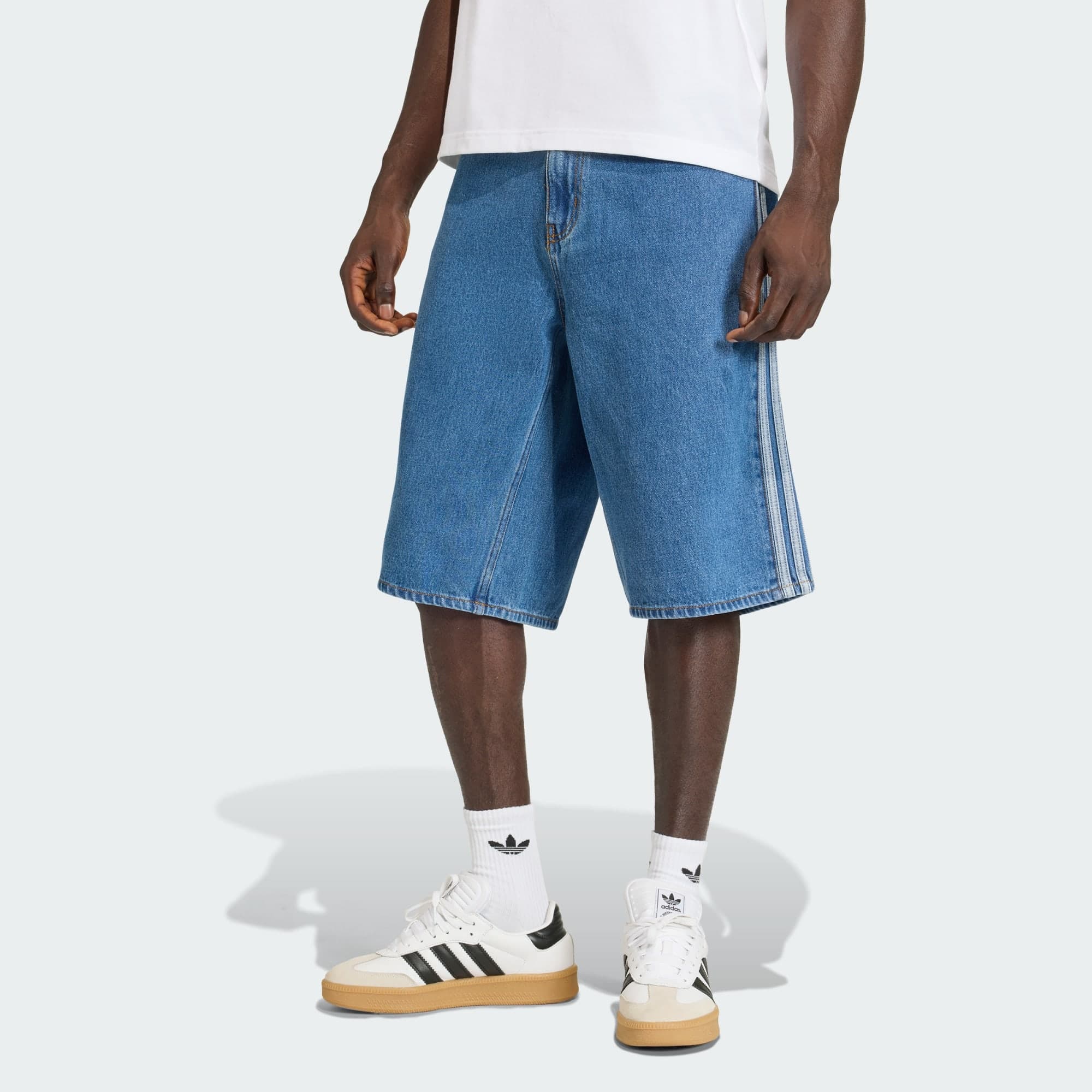 ADIDAS ORIGINALS, Adidas Originals Firebird Adicolor Jeansshorts, Model 1