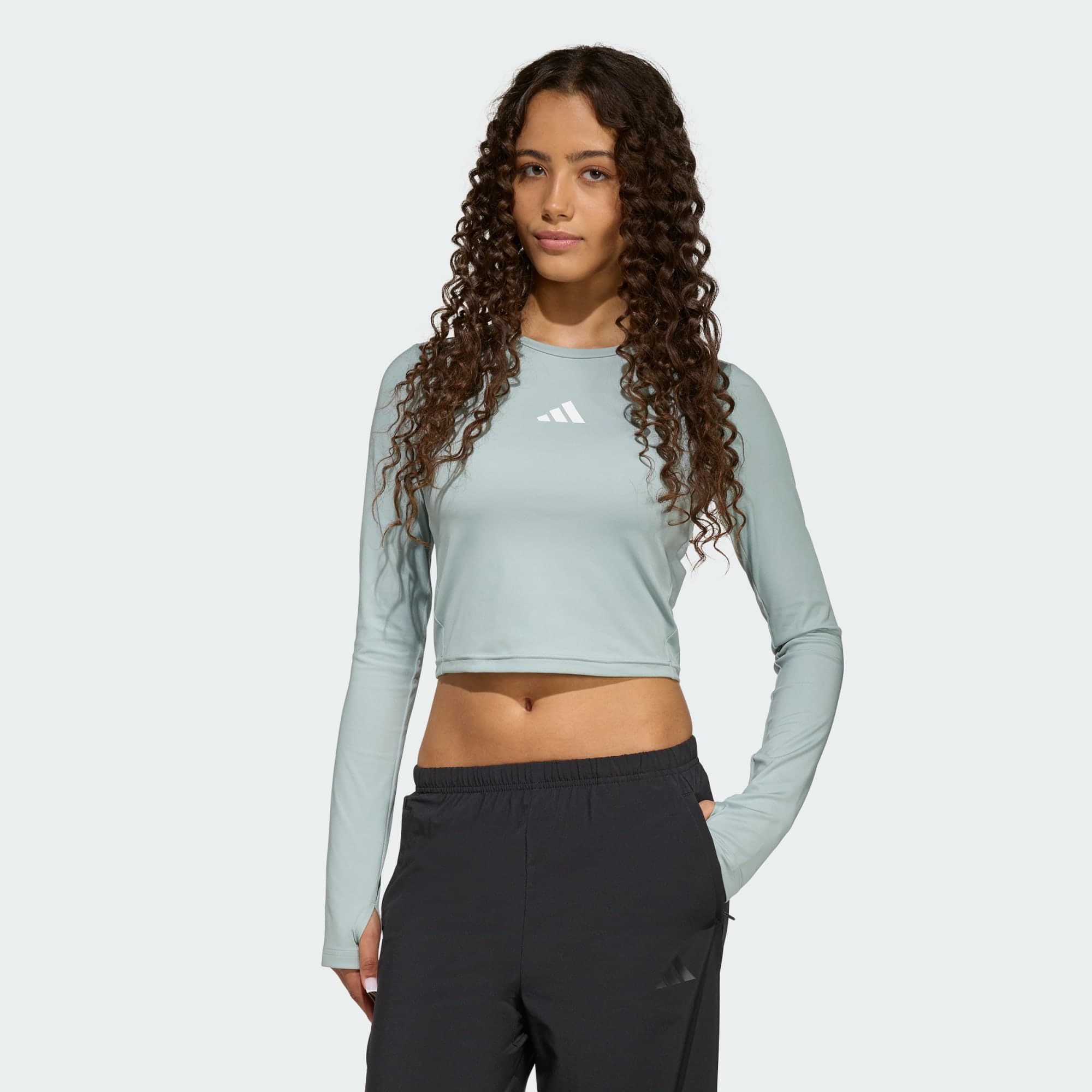 Adidas, Adidas Techfit Långärmad T-shirt, Model 1