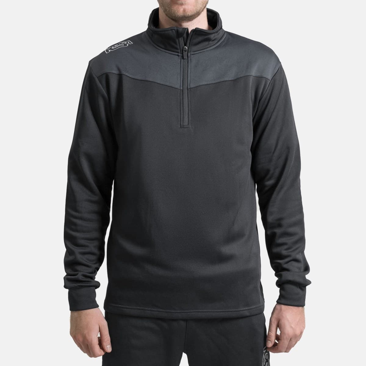Kosa, Zip Neck Black, Product 0