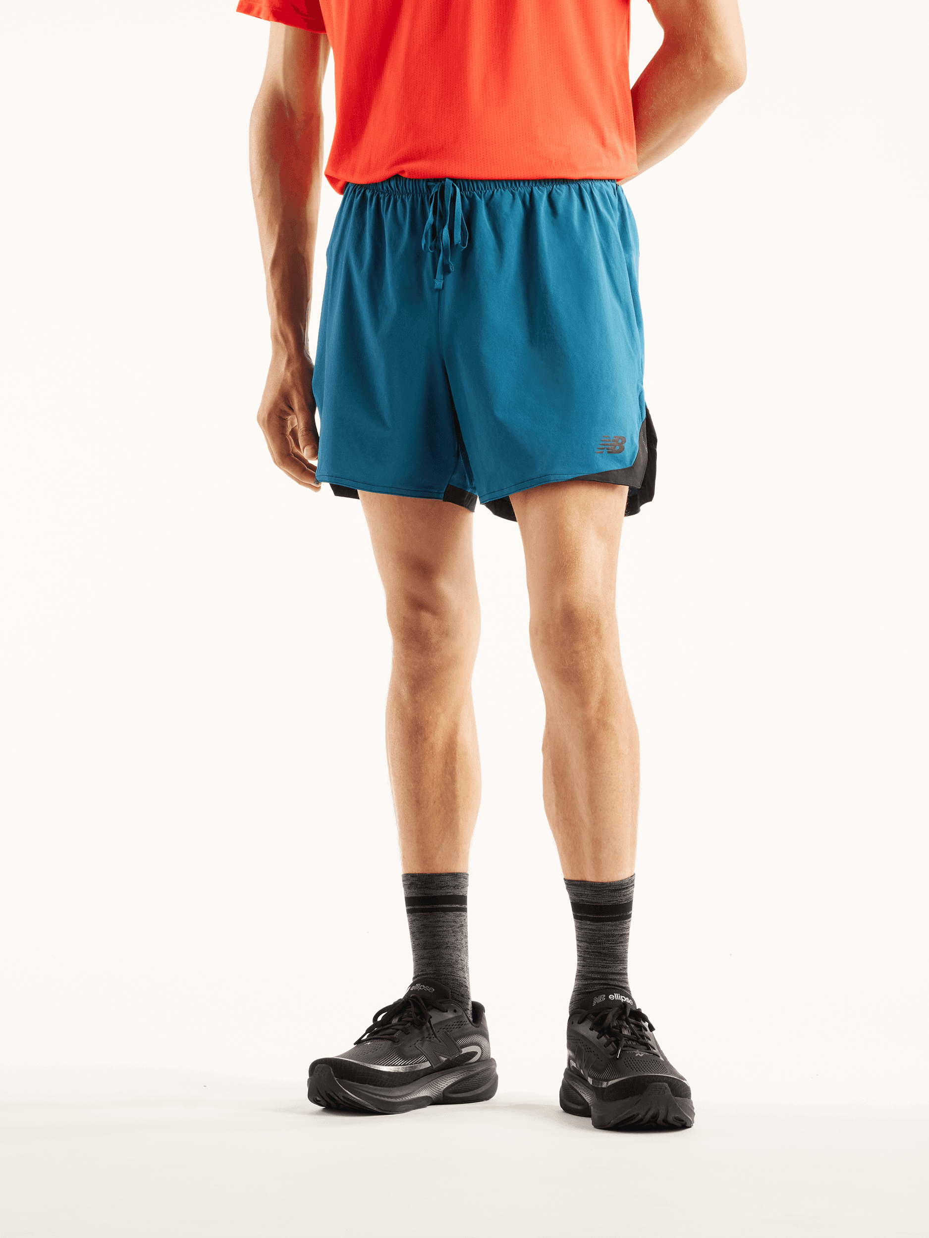 New Balance, M ATHLETICS RUN SHORTS 5", Model 1