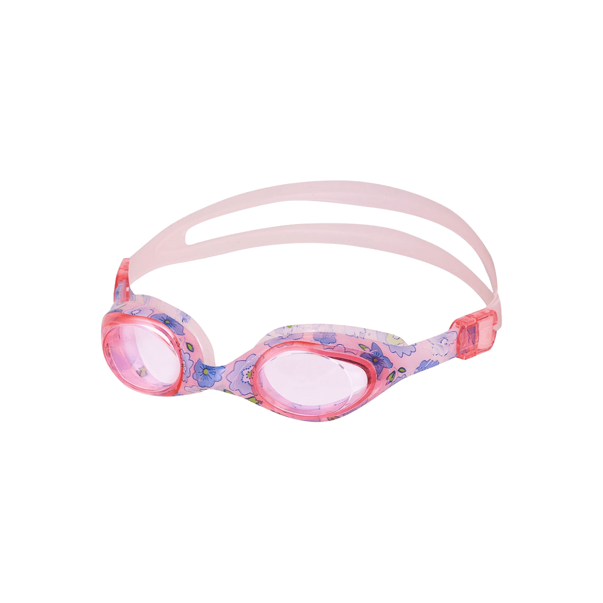 northix, Junior Swimming Goggles, Pink Flowers Design, Product 0