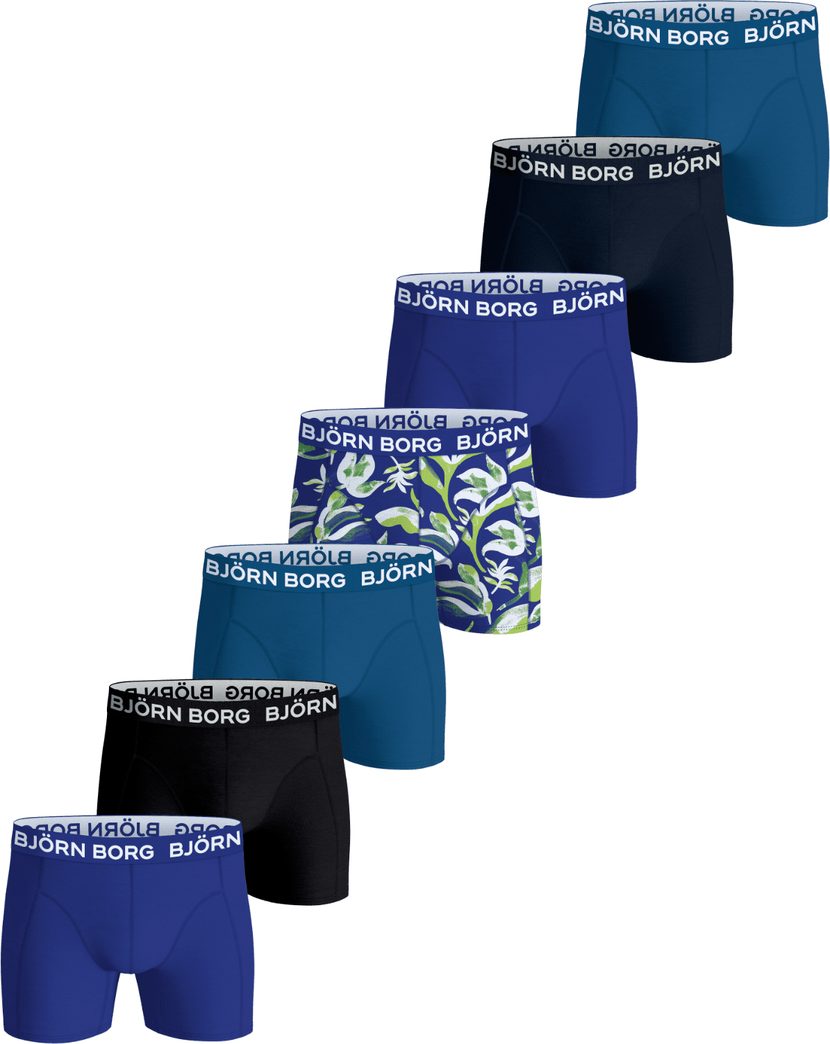 Björn Borg, J COTTON STRETCH BOXER 7P, Product 0