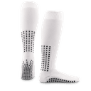Lux Soccer Grip Socks - Knee Length, White