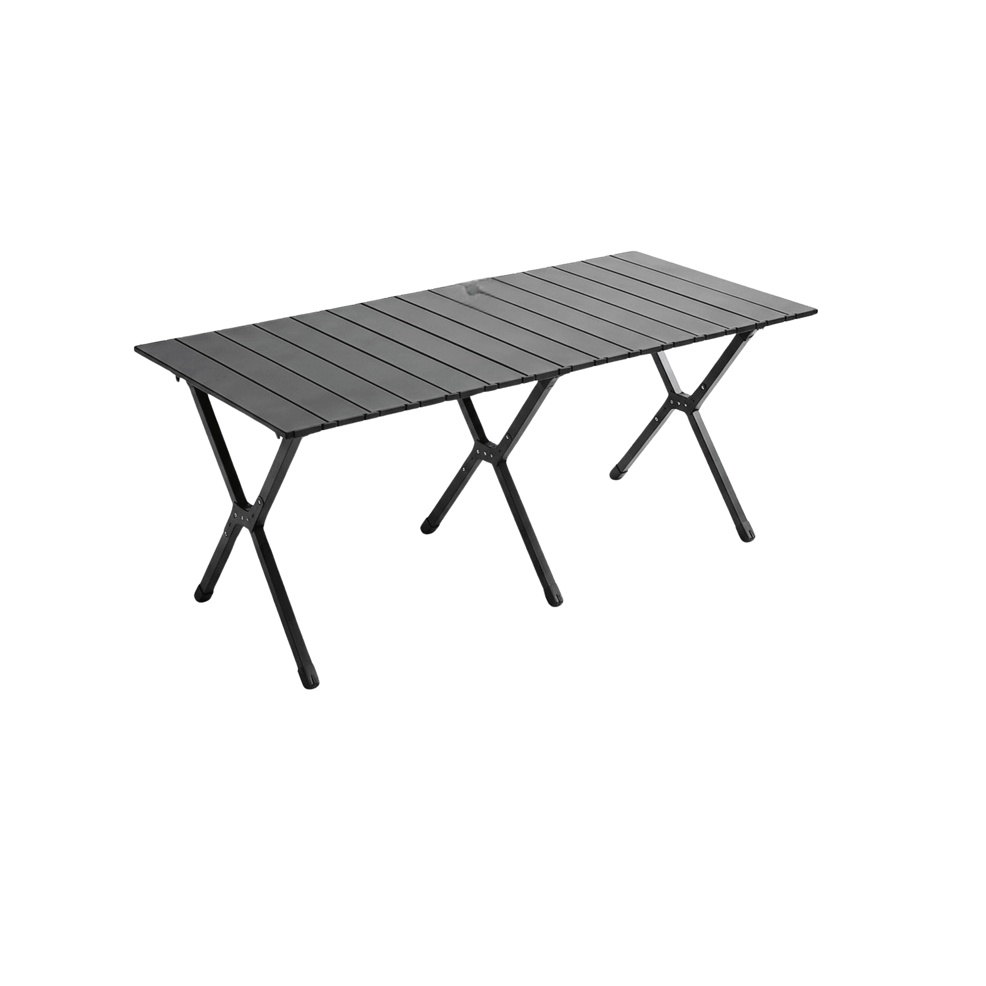 northix, Height-adjustable Folding Camping Table, Steel, Product 0