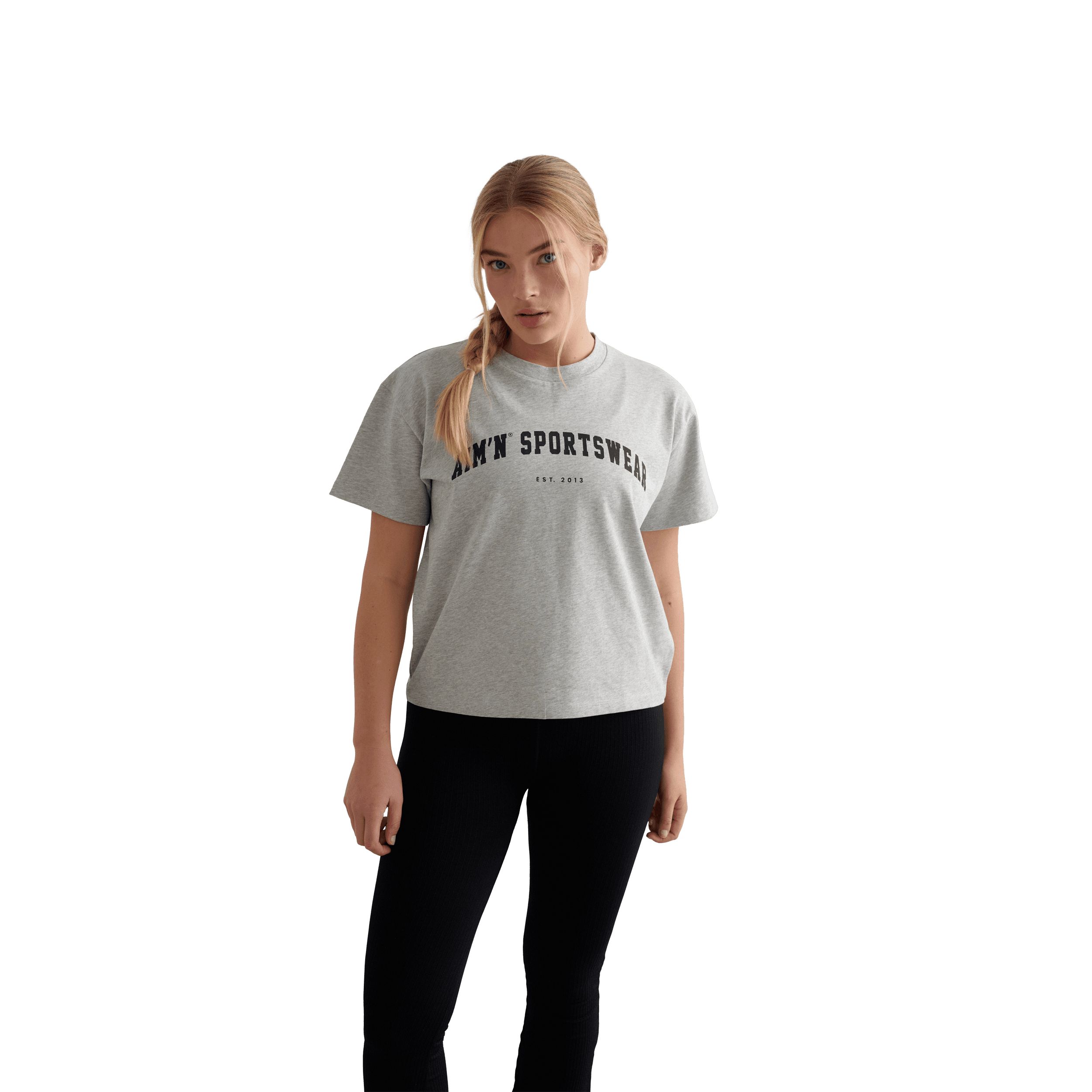 AIM´N, W Varsity Boxy T-shirt, Model 1