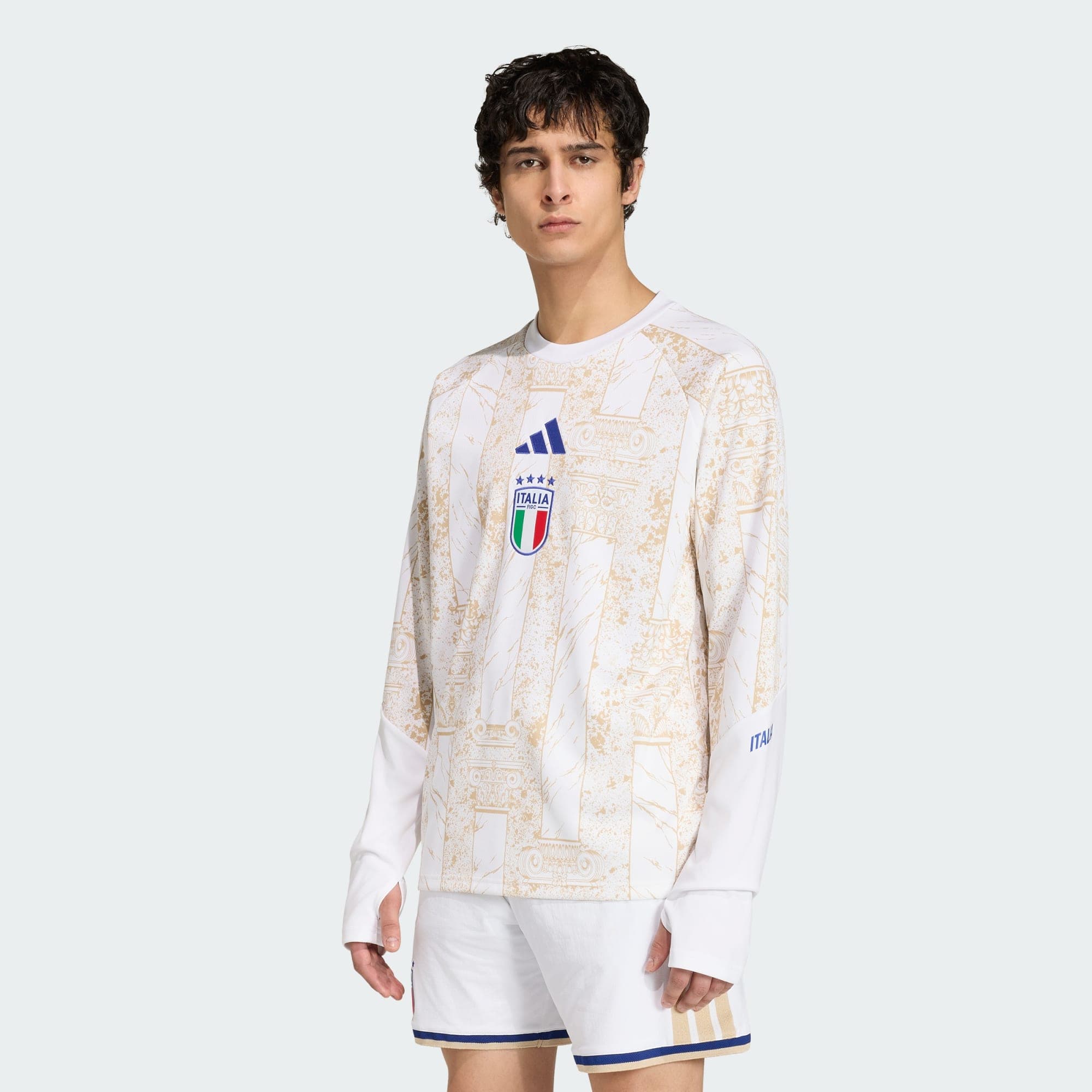 Adidas, Adidas Italien 26 Home Varm Uppvärmningströja, Model 1