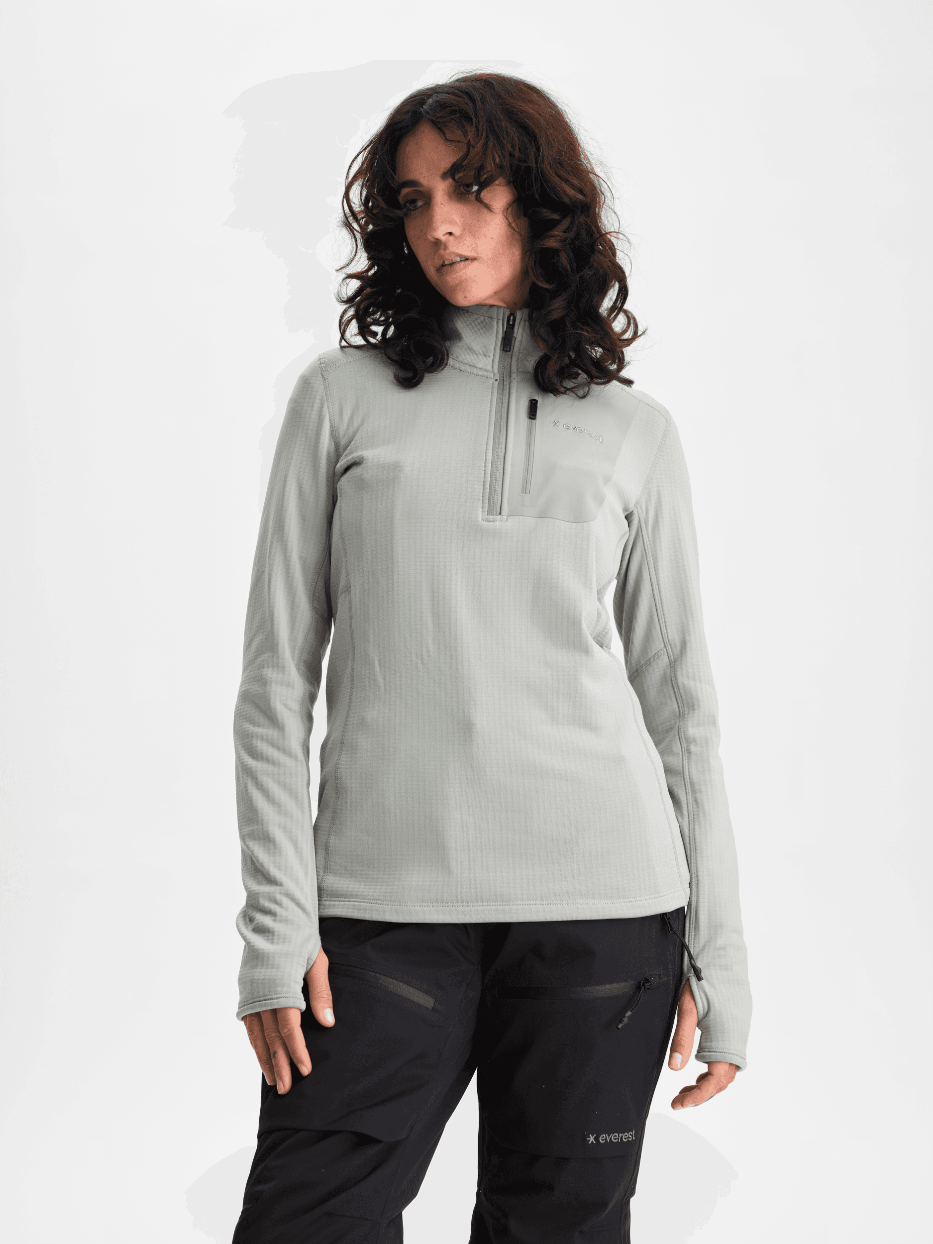 Everest, Structured Quarter Zip, Tekninen paita, Naisten, Model 1