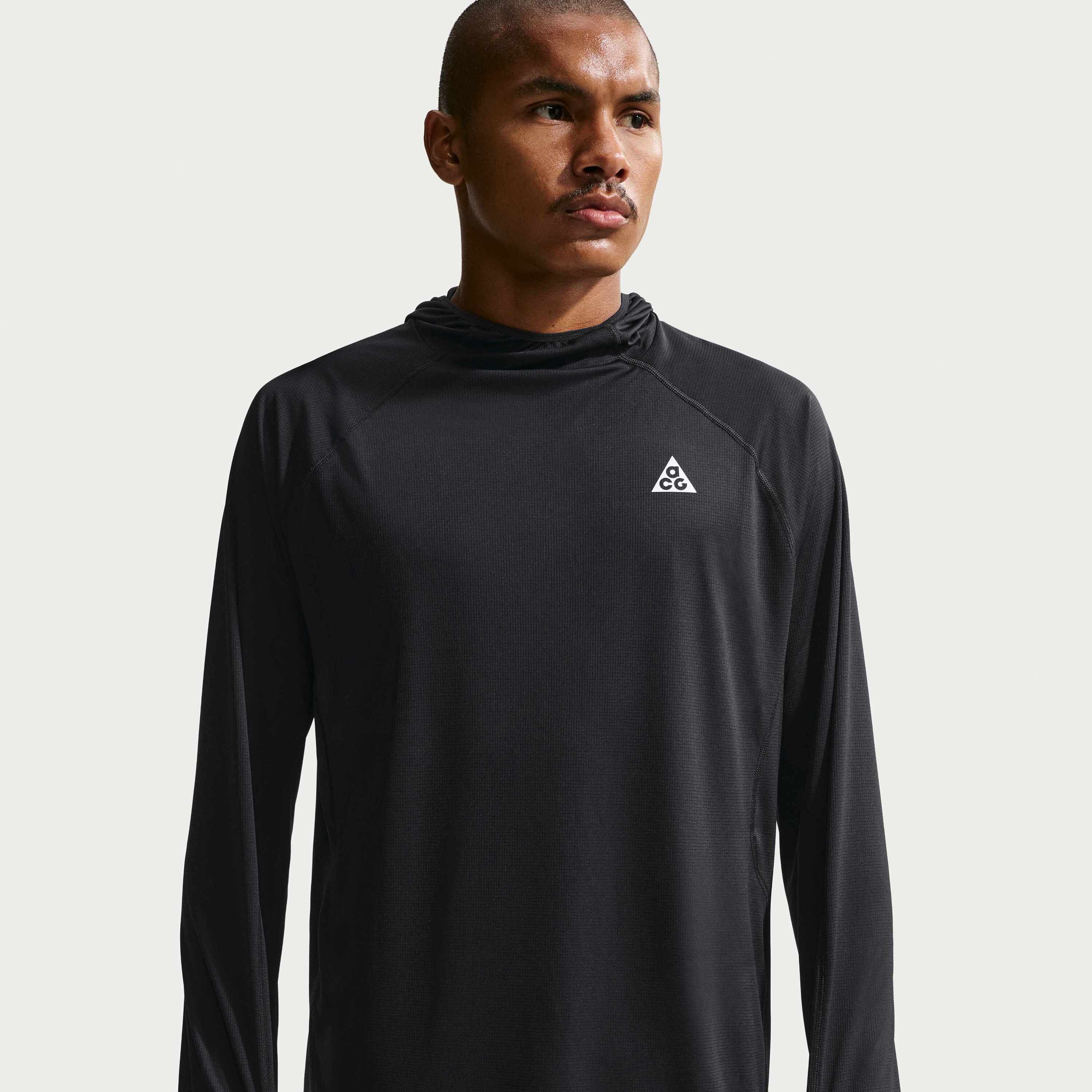 Nike, Men's Dri-fit Uv Protection Hooded Trail-running Top Acg 'solar Chase', Product 0