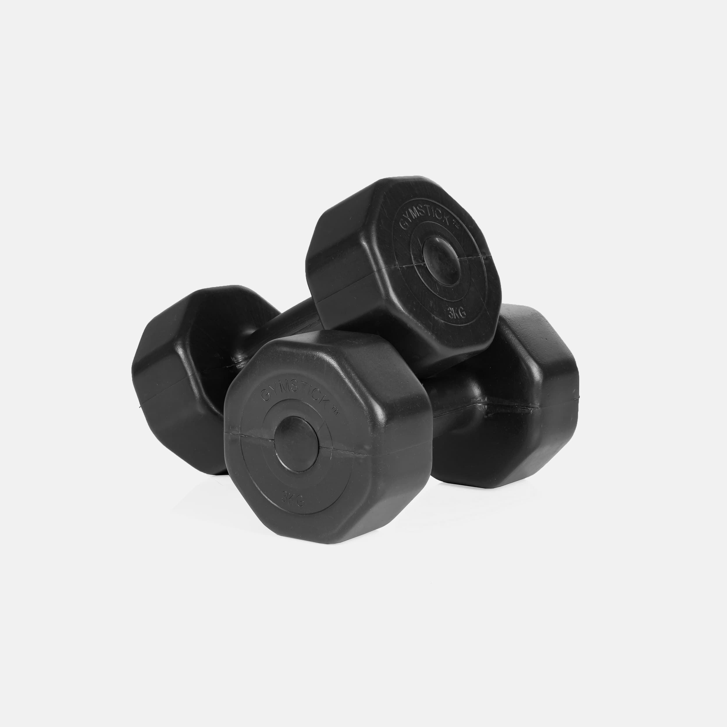 gymstick, Vinyl Dumbbells 2 X 3kg, Product 0