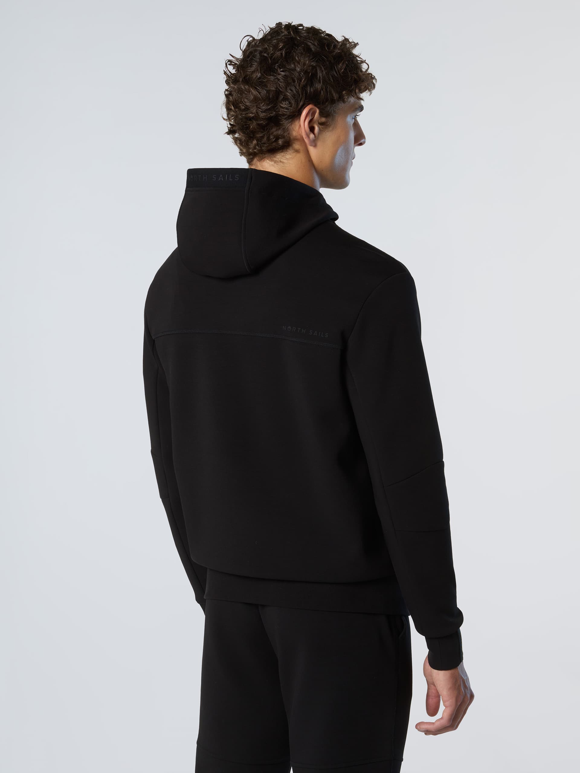 north sails, North Sails Sweatshirt Scuba Fabric With Full-zip, Model 1
