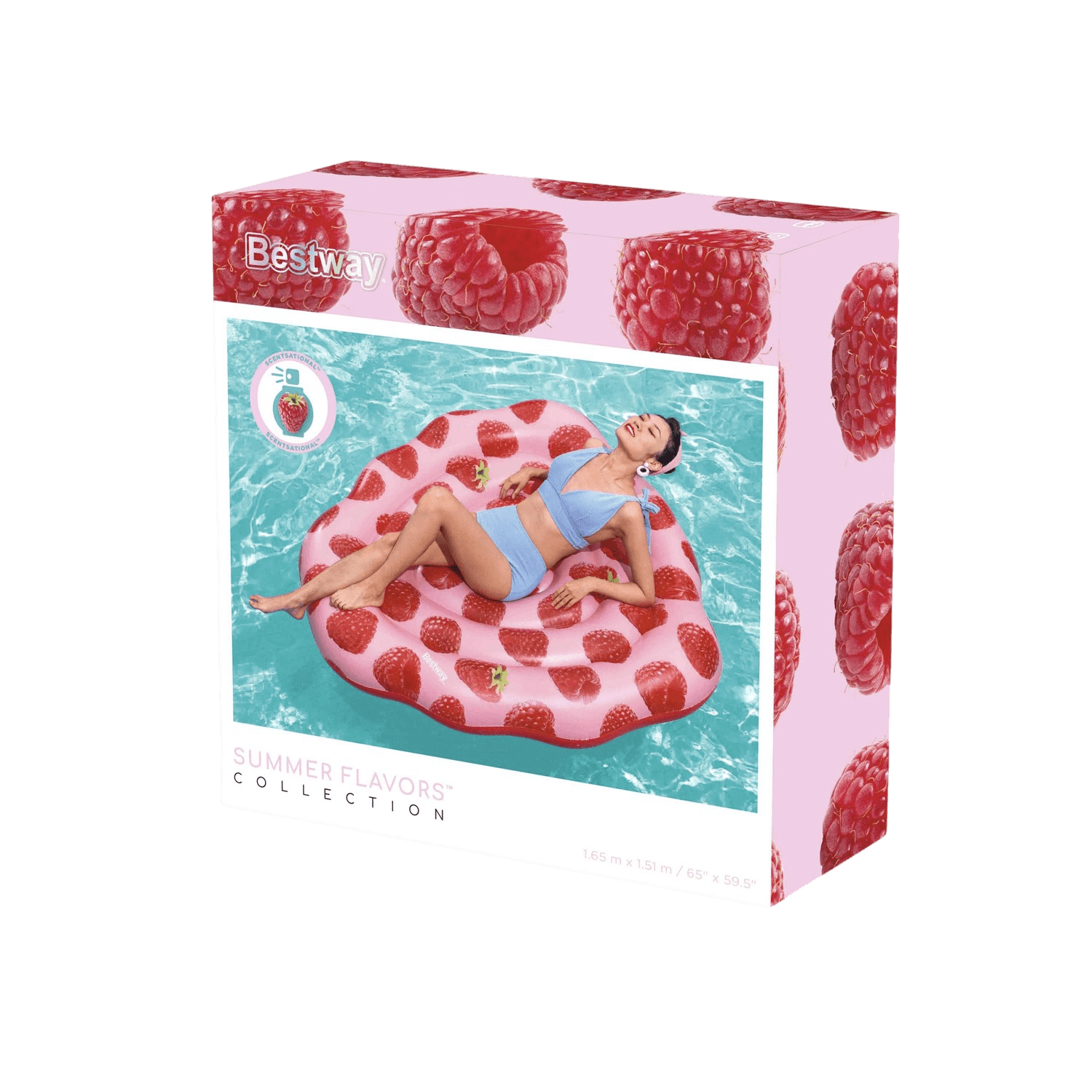 bestway, Scentsational Raspberry Pool Float, Detail 1