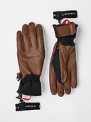 U Alpine Leather Glove, Brown