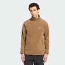 Adidas Terrex Multi Essentials Fleecejacka Med Hel Dragkedja, Brown