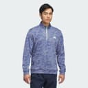 Adidas Ultimate365 Durable Water Repellent Quarter-zip Tröja, Blue