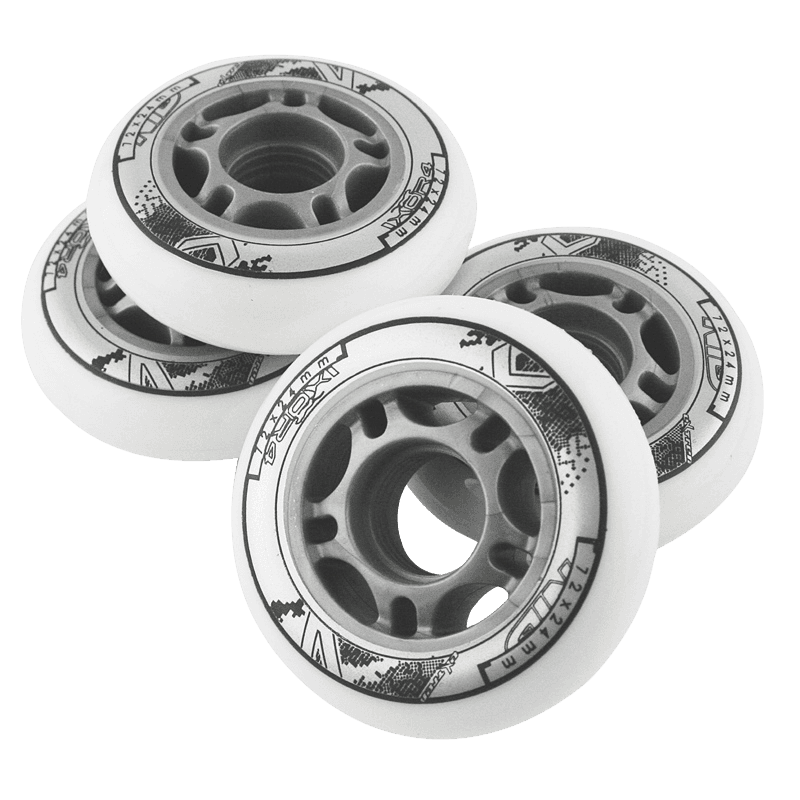 northix, Skateboard Wheels 72x24mm 82a White (set Of 4), Detail 1