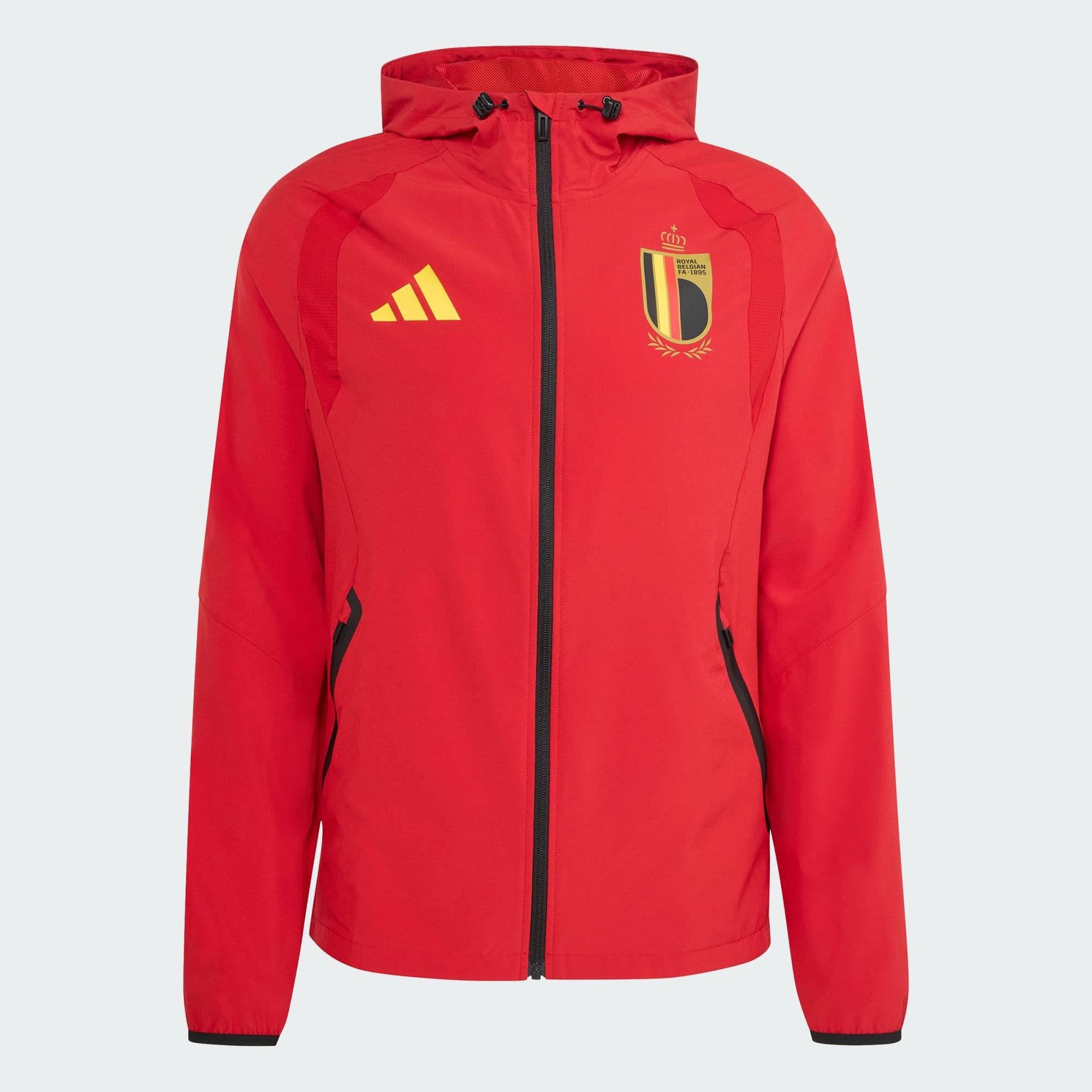 Adidas, Adidas Belgien Tiro Tech Vindjacka Med Hel Dragkedja, Product 0