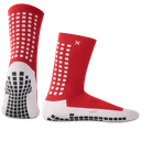 Lux Soccer Grip Socks - Calf Length, Red