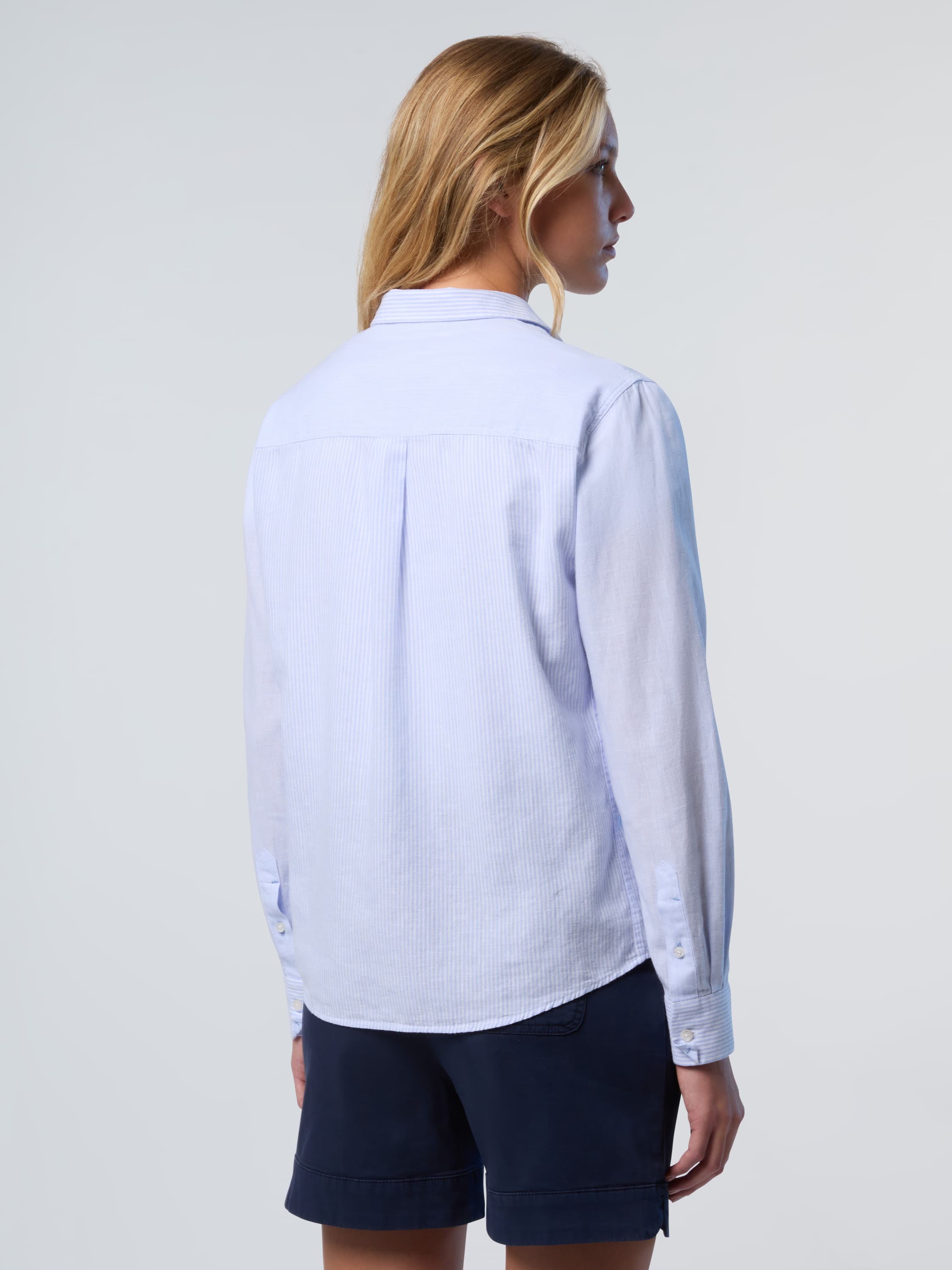 north sails, North Sails Shirt Cotton-linen Shirt, Model 1