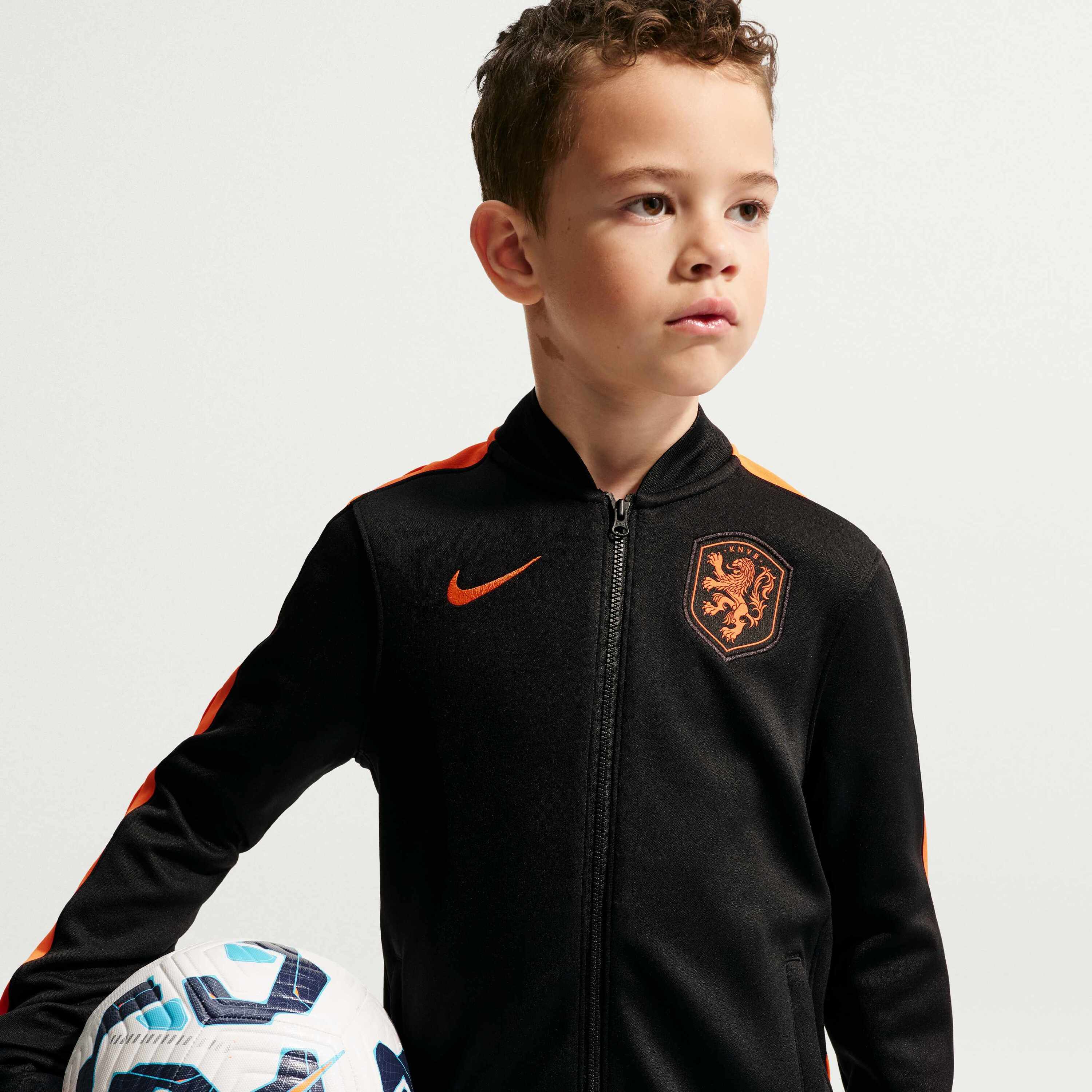Nike, Younger Kids' Dri-fit Football Knit Tracksuit Netherlands Strike, Detail 1