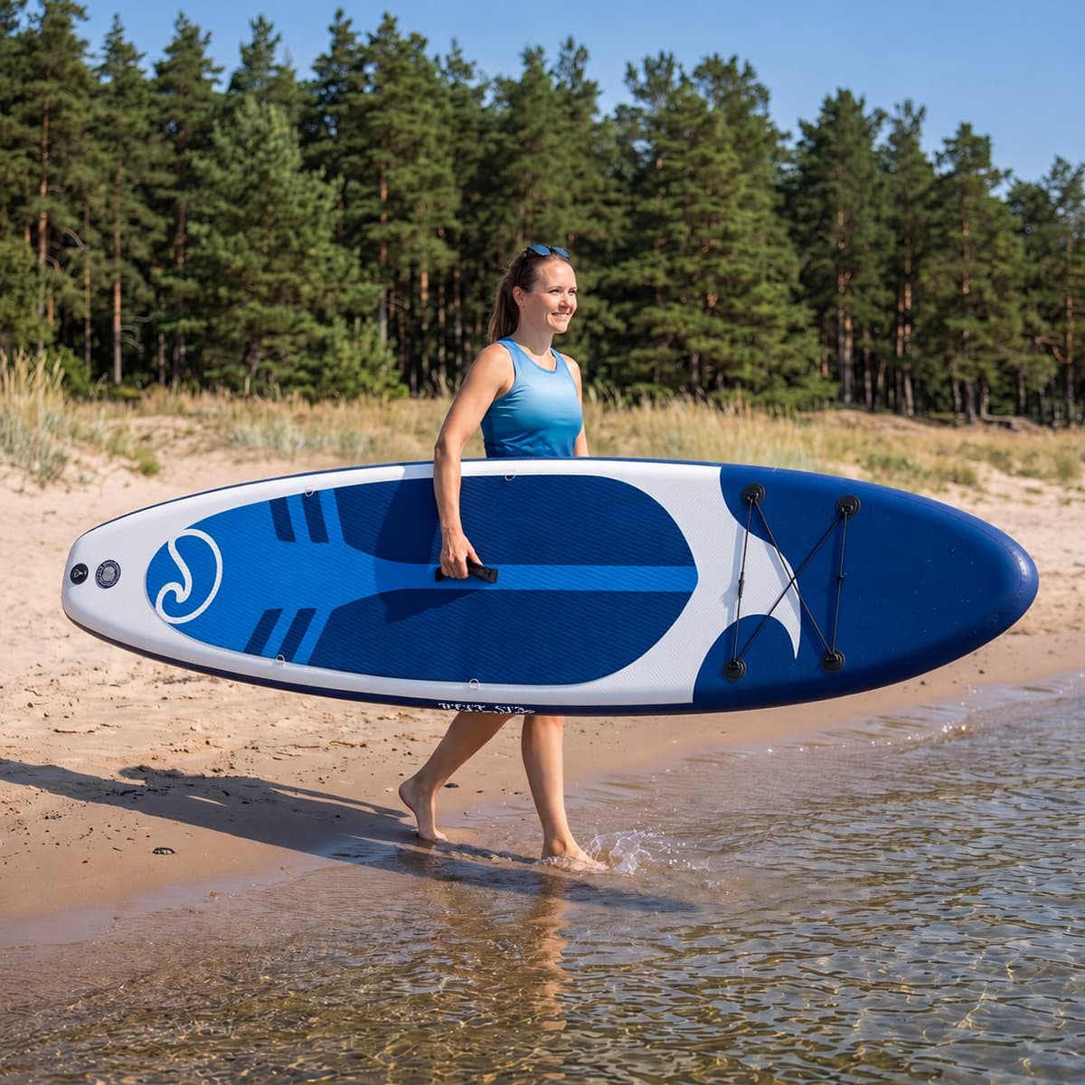 deep sea, Deep Sea Sup Board Set Xxl 330cm, Blue-white, Detail 1
