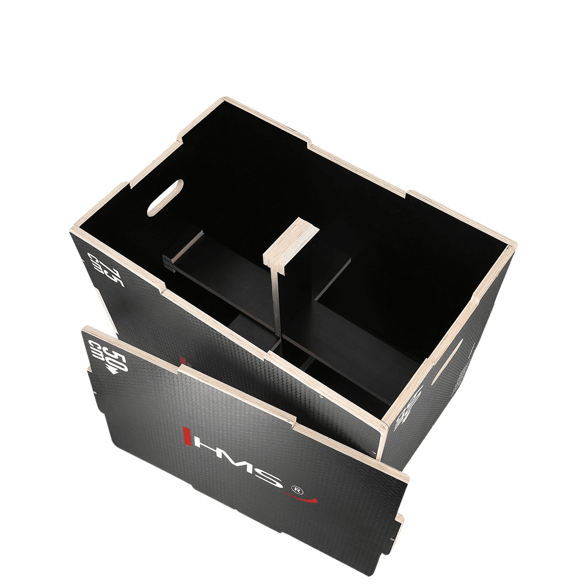 northix, Black Plyometric Box For Chest Exercises, Detail 1