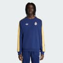 Adidas Real Madrid Originals Crew Sweat, Blue
