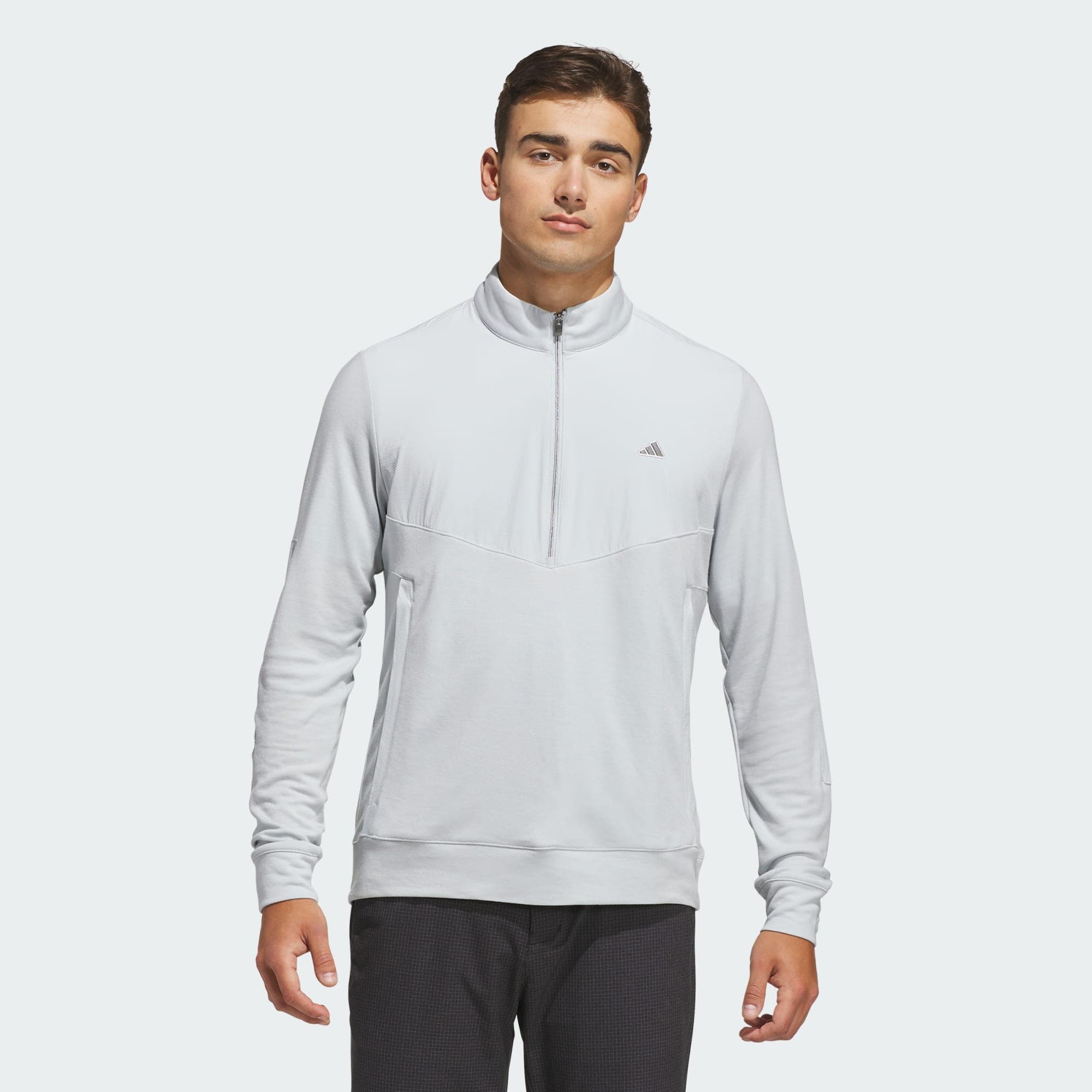 Adidas, Adidas Ultimate365+ Course Control Hybrid Sweatshirt Med Kvartslång Dragkedja, Model 1