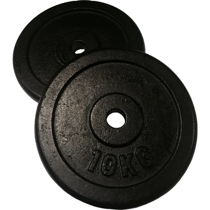 fit 'n shape, Weight Plates, Iron (2 X 2,5kg - 15kg) 30mm - 10 Kg, Detail 1