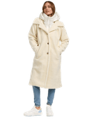 Women Winterjacket Teddyzauber, White
