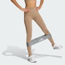 Adidas Workout Essentials Knit Scrunch 7/8 Leggings, Brown