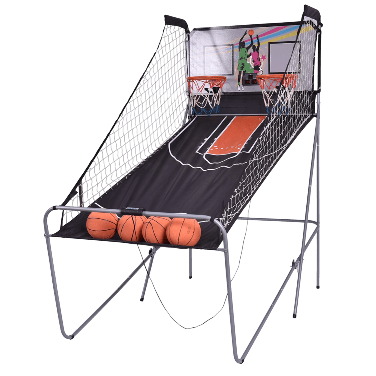 northix, Electronic Basketball Arcade Game, Double Hoop, Led Scoreboard, Product 0