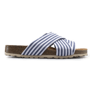 W Cotton Sandal, Navy