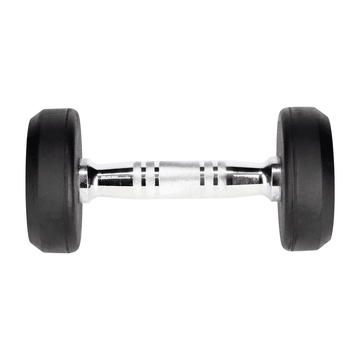 northix, 3 Kg Rubber Dumbbell – Home Gym Equipment, Detail 1